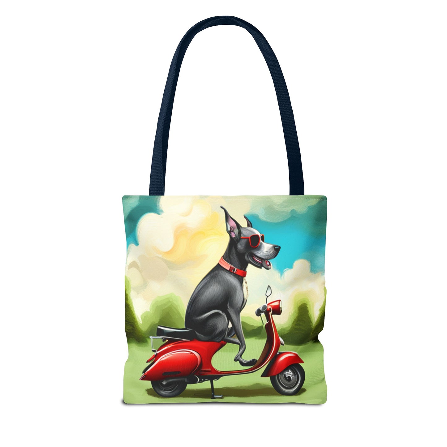 Everything Tote,  'Cruisin' Pup' art