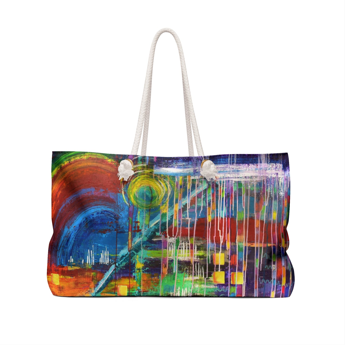 Weekender Bag with art, 'Breakthrough'