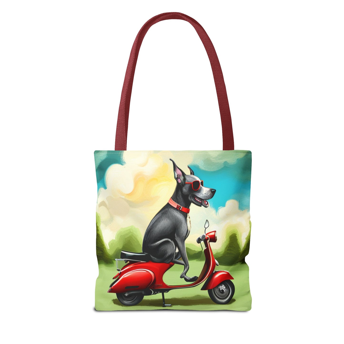 Everything Tote,  'Cruisin' Pup' art