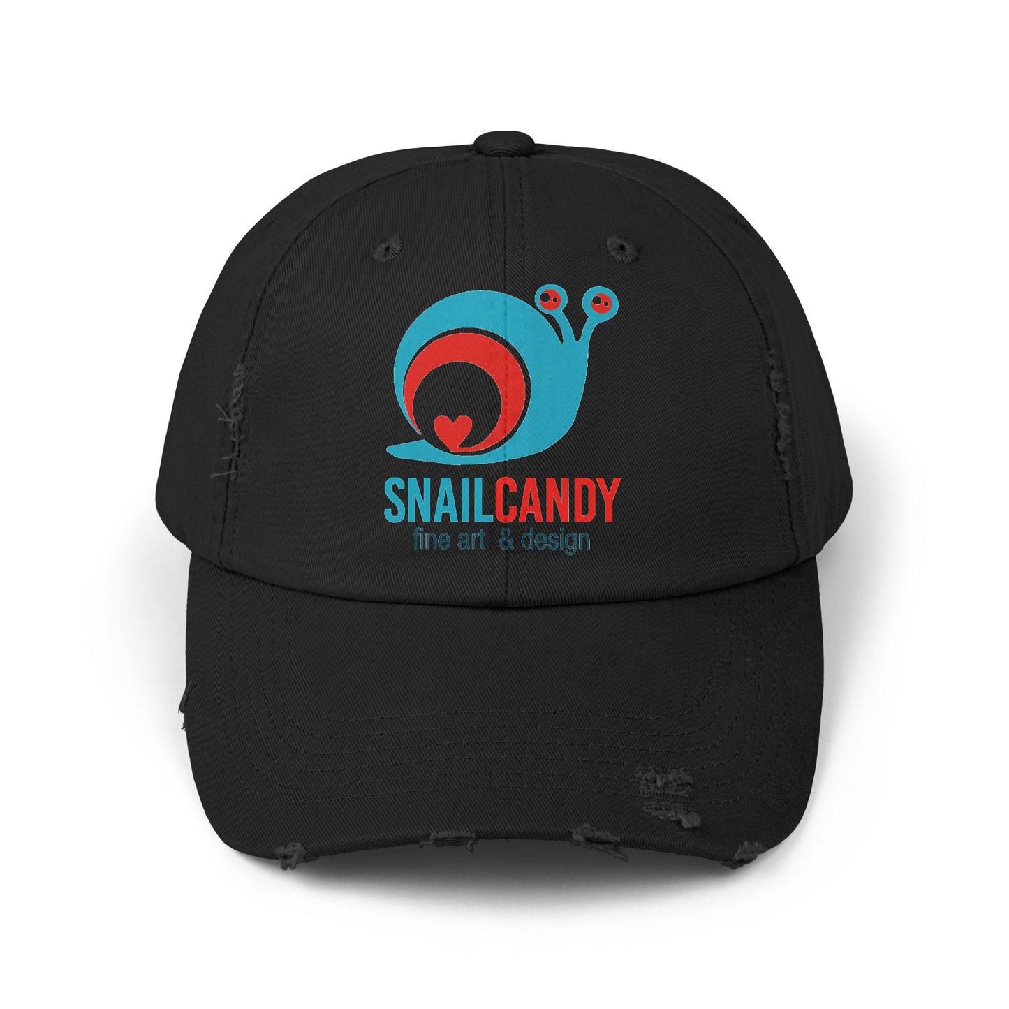 Rugged Ball Cap with SnailCandy Design