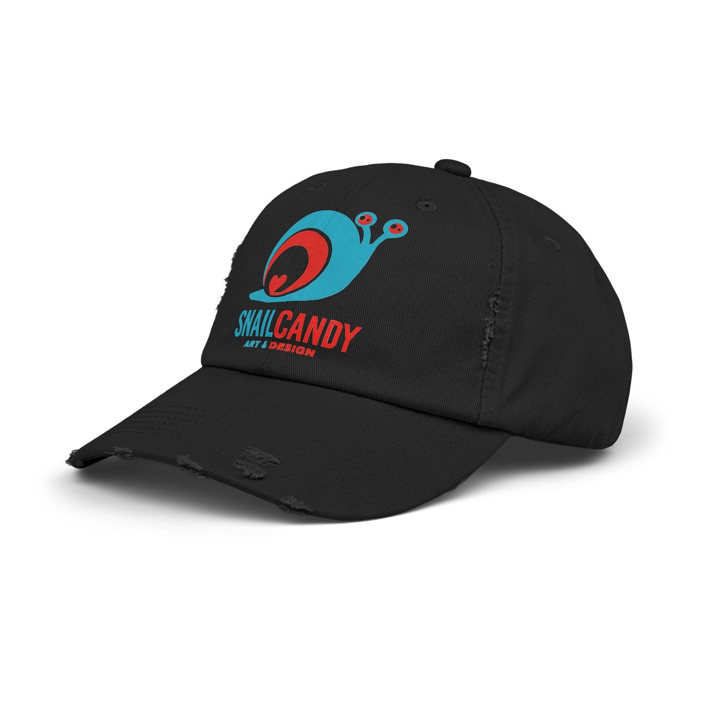 Rugged Ball Cap with SnailCandy Design