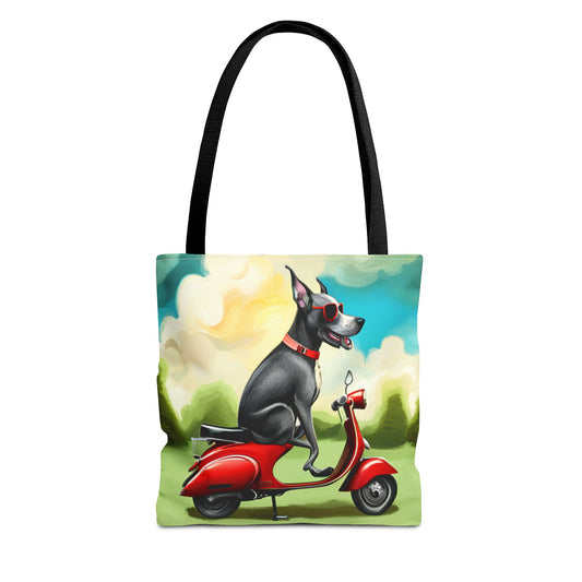 Everything Tote,  'Cruisin' Pup' art