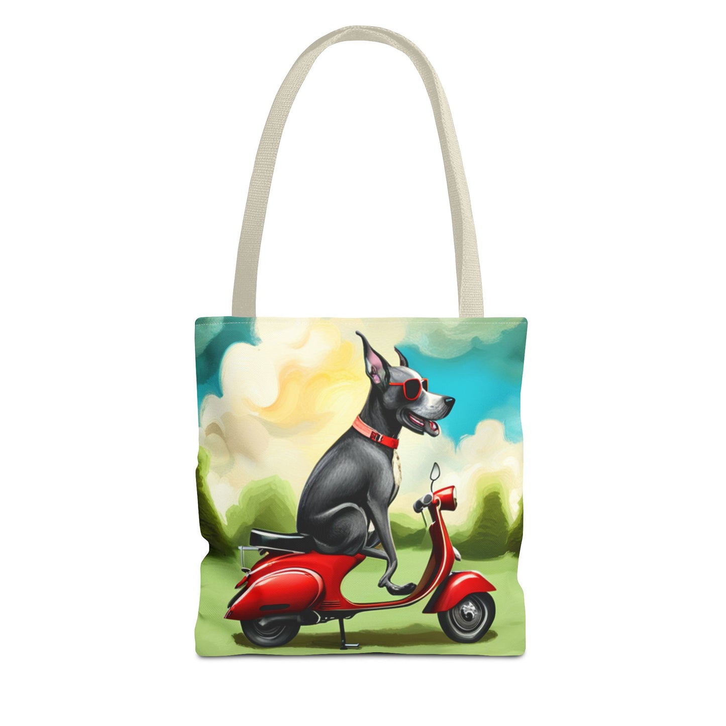 Everything Tote,  'Cruisin' Pup' art