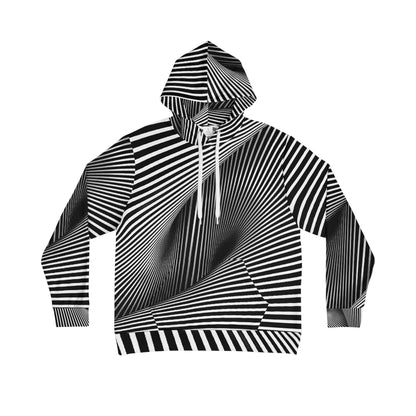 Hoodie with BW Optical Illusion