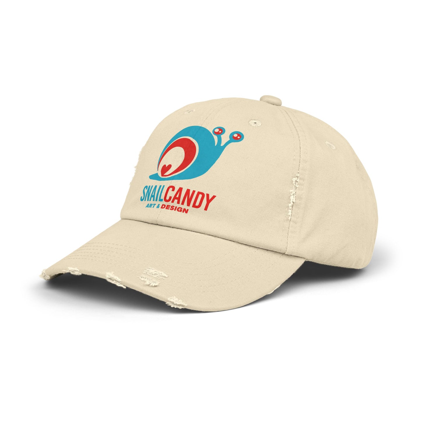 Rugged Ball Cap with SnailCandy Design