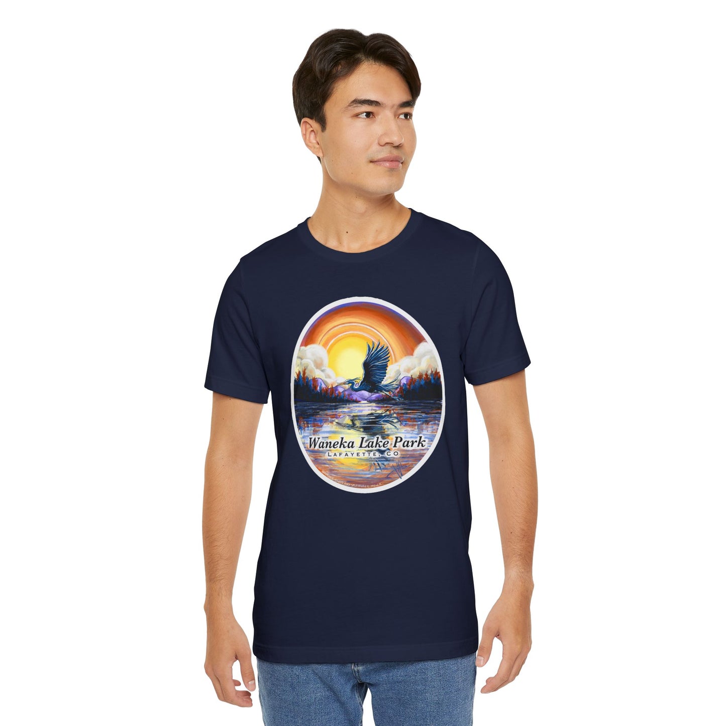 Waneka Lake T-Shirt, Navy, Midnight Blue