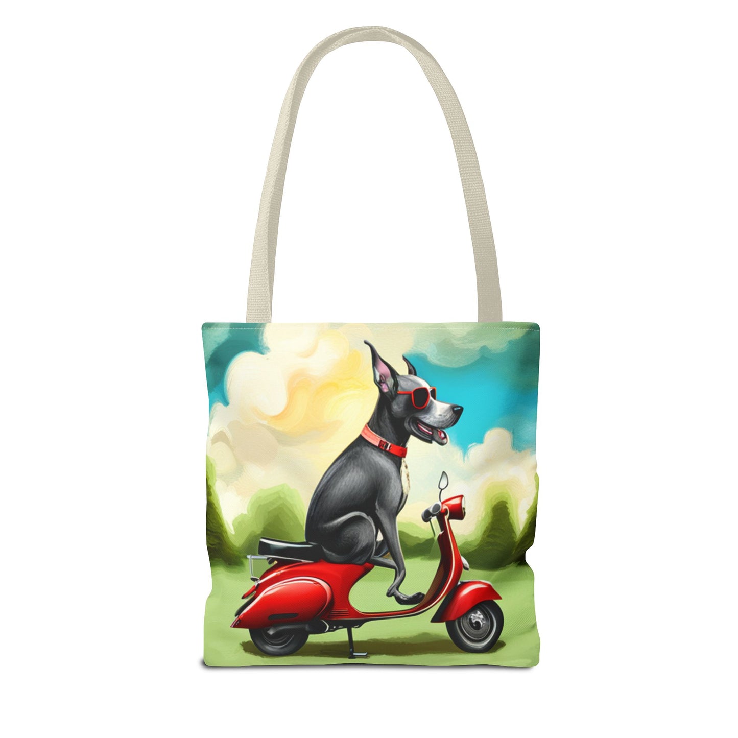 Everything Tote,  'Cruisin' Pup' art