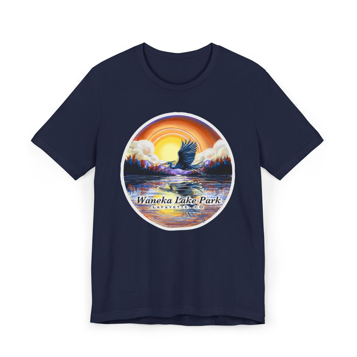 Waneka Lake T-Shirt, Navy, Midnight Blue