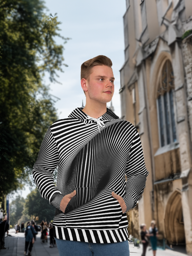Hoodie with Optical Illustion!