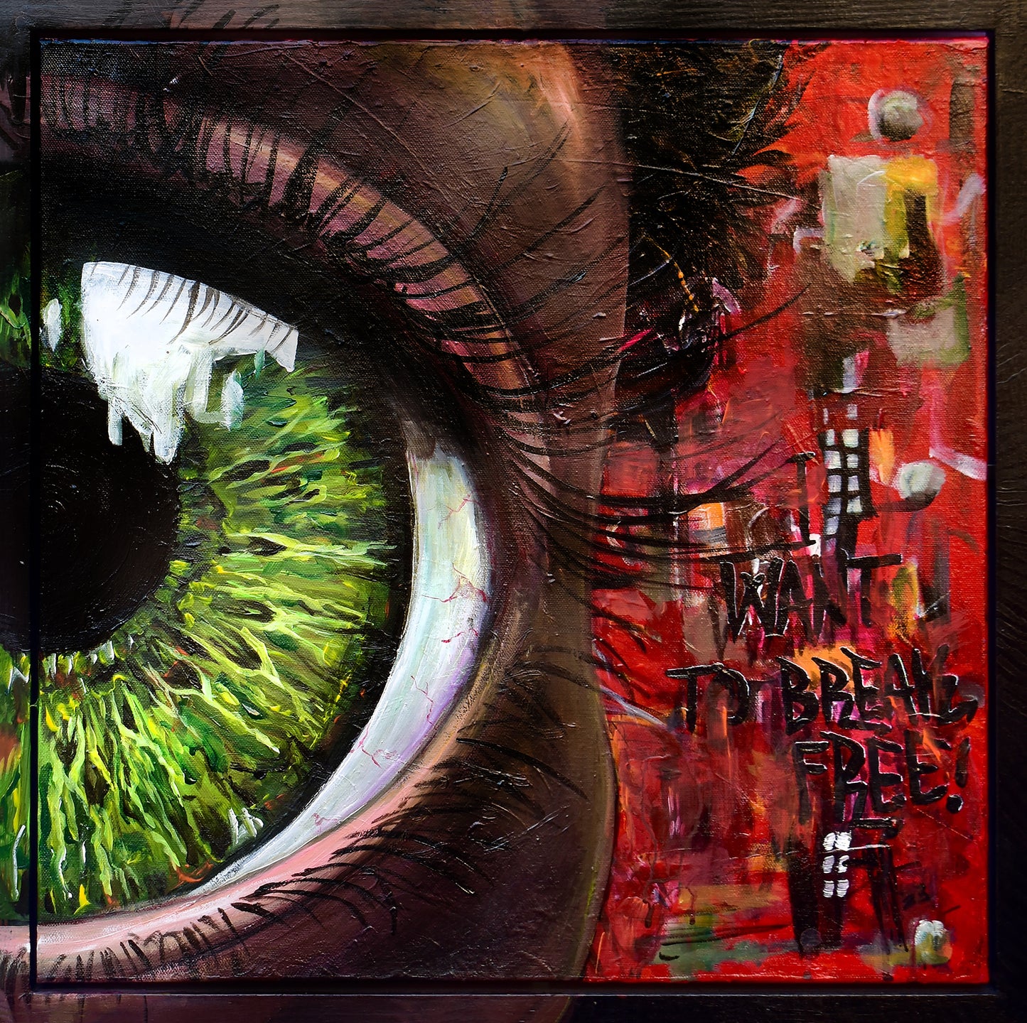 'Want to Break Free', original painting