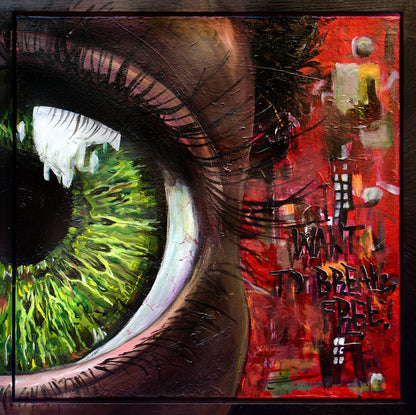 'Want to Break Free', original painting