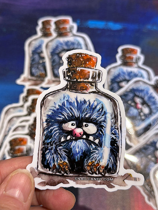 "CAPTURED" Sticker