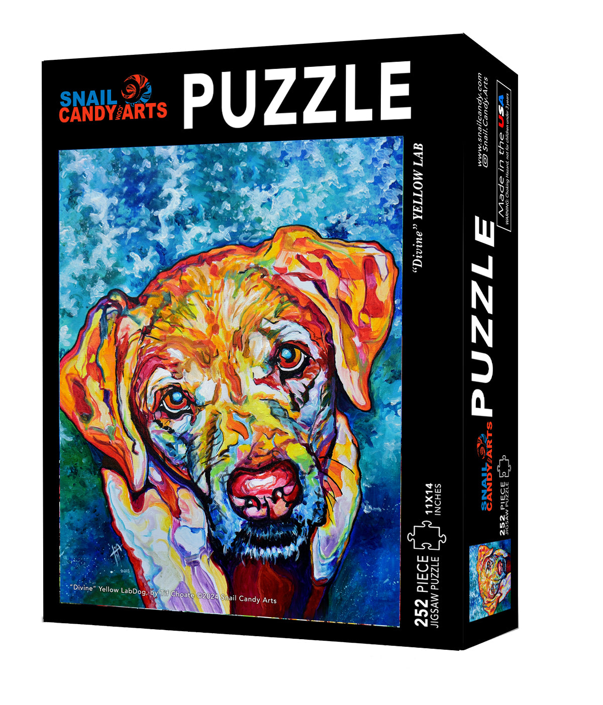 Yellow Lab Dog Puzzle