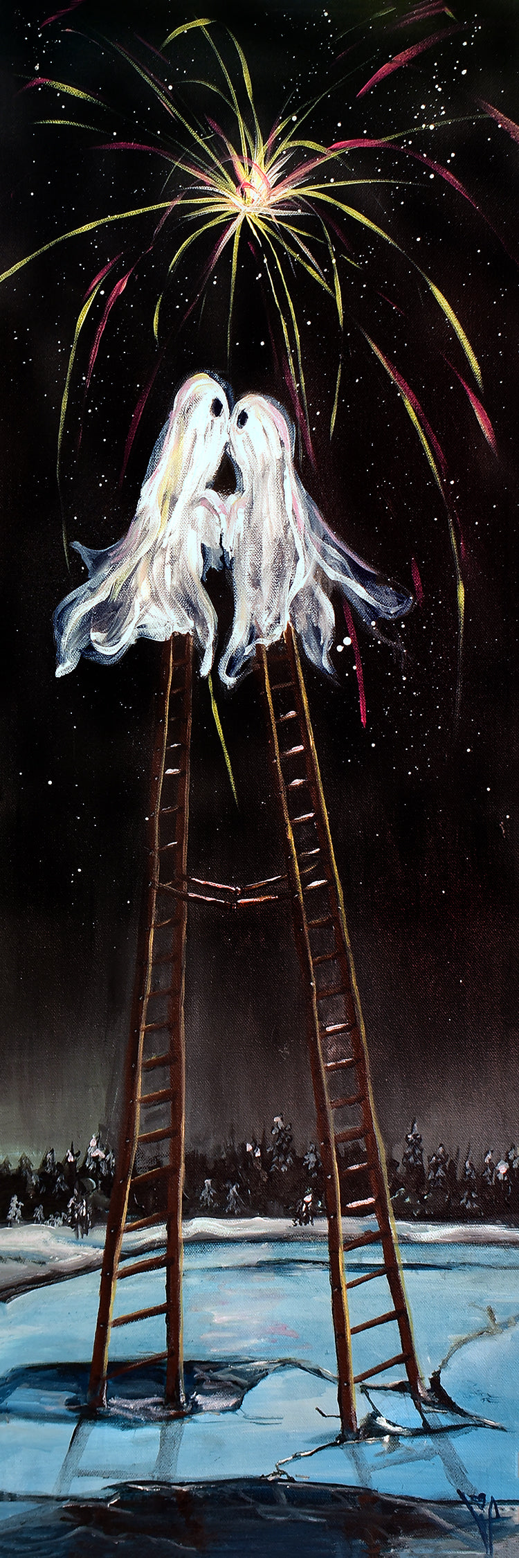 'Ethereal Embrace' original painting 2026 (Copy)