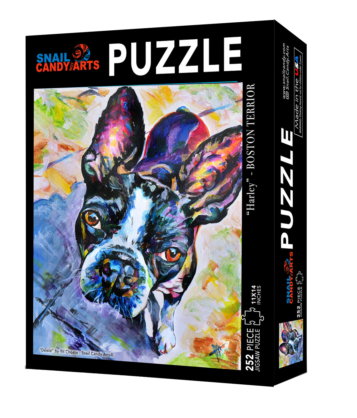 Boston Terrier Dog Puzzle