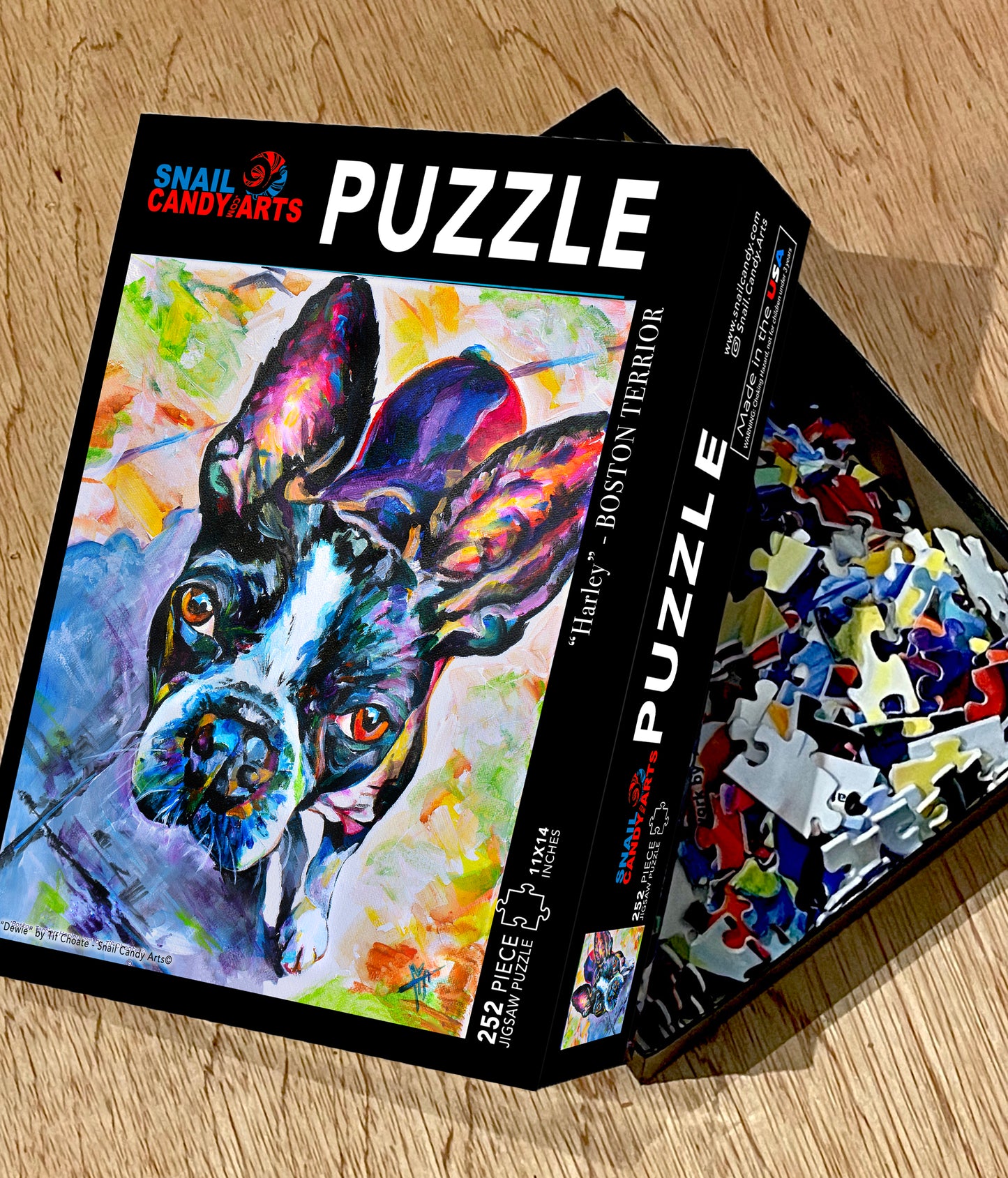 Boston Terrier Dog Puzzle