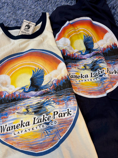 Waneka Lake T-Shirt, Navy, Midnight Blue