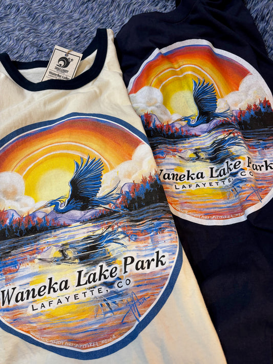 Waneka Lake T-Shirt, Navy, Midnight Blue