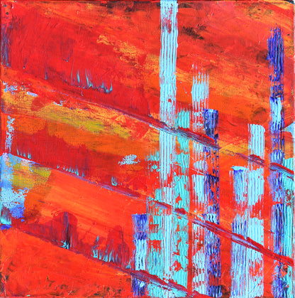 'Intersect II', abstract painting