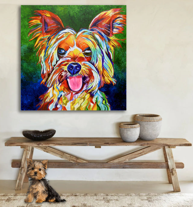 'Rocco', 2018, dog portrait