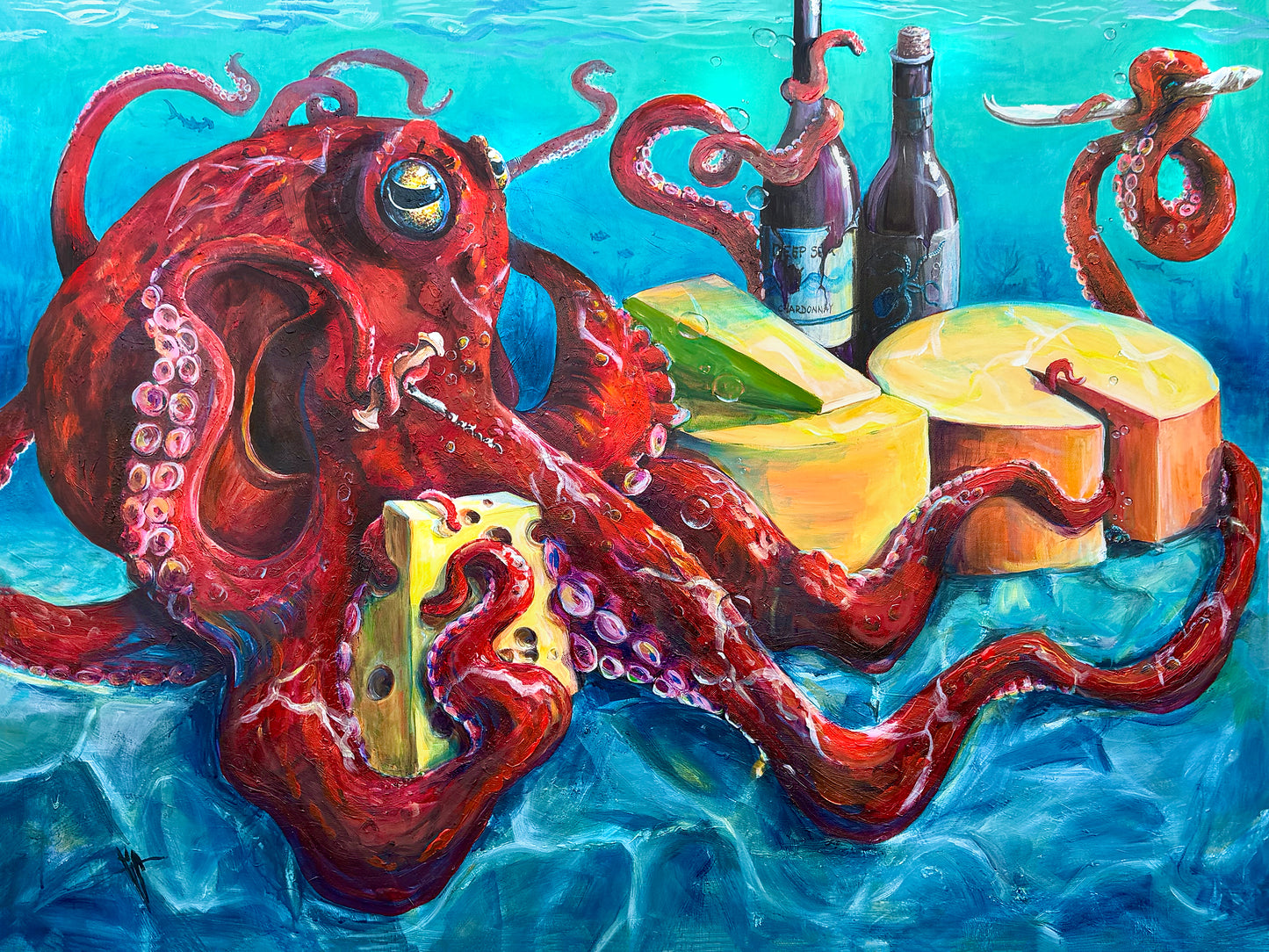 'Still Life with Octopus', painting