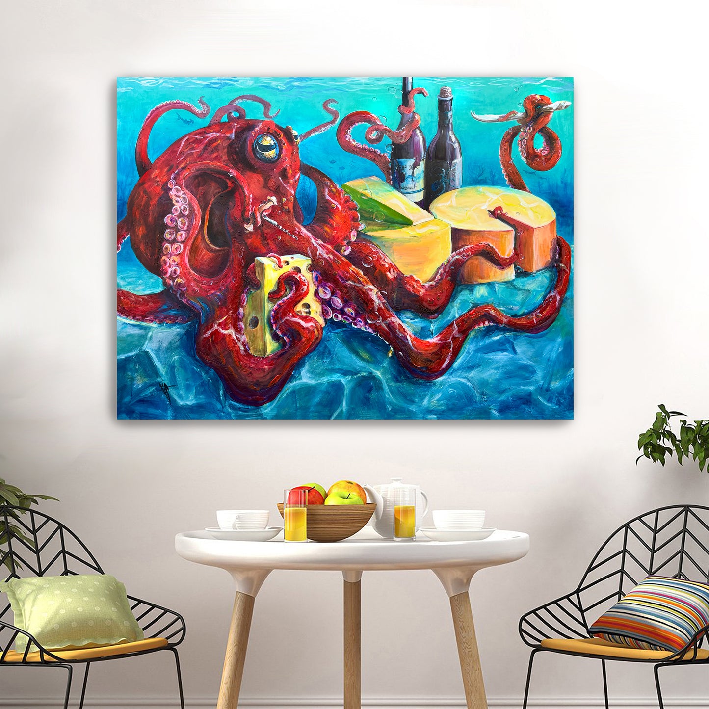 'Still Life with Octopus', painting