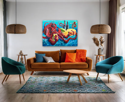 'Still Life with Octopus', painting