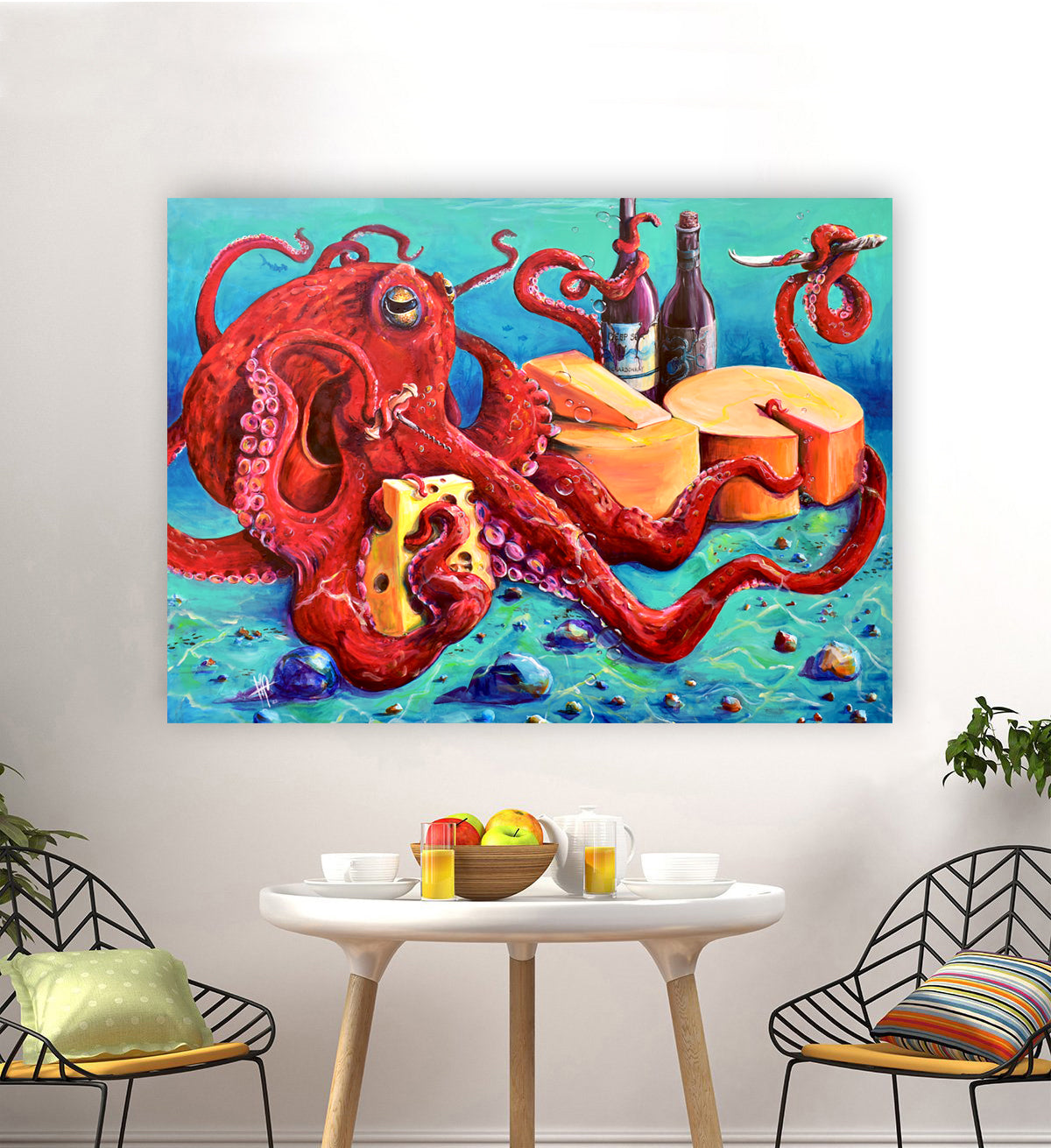 'Still Life with Octopus', original painting