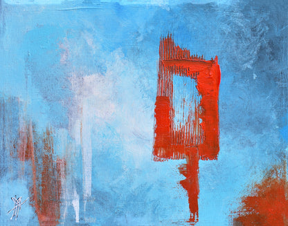 'You Don't Always Have to Follow the Signs' original painting