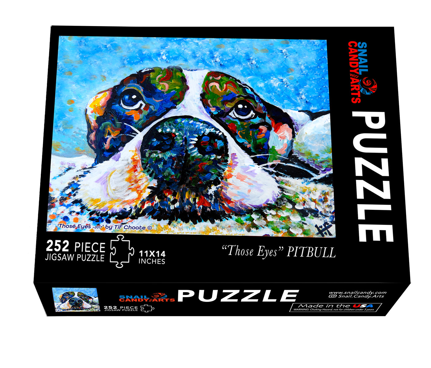 Sweet Pitbull Dog Puzzle