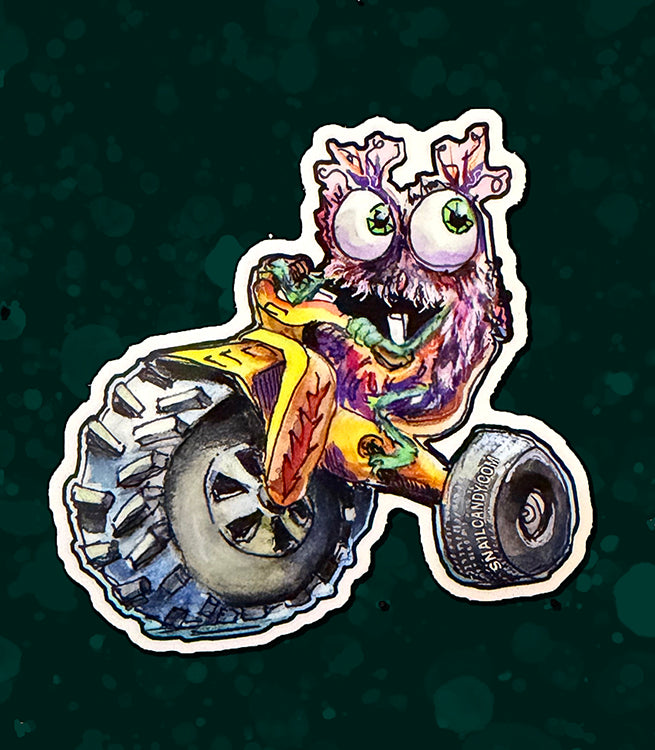 Vroomonstah Sticker