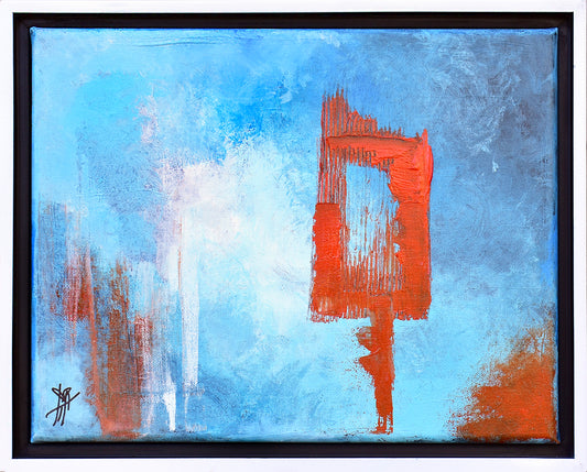 'You Don't Always Have to Follow the Signs', of Sky And... series, original painting