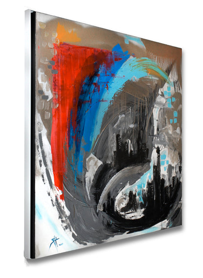 'Chicago Tempest', abstract painting
