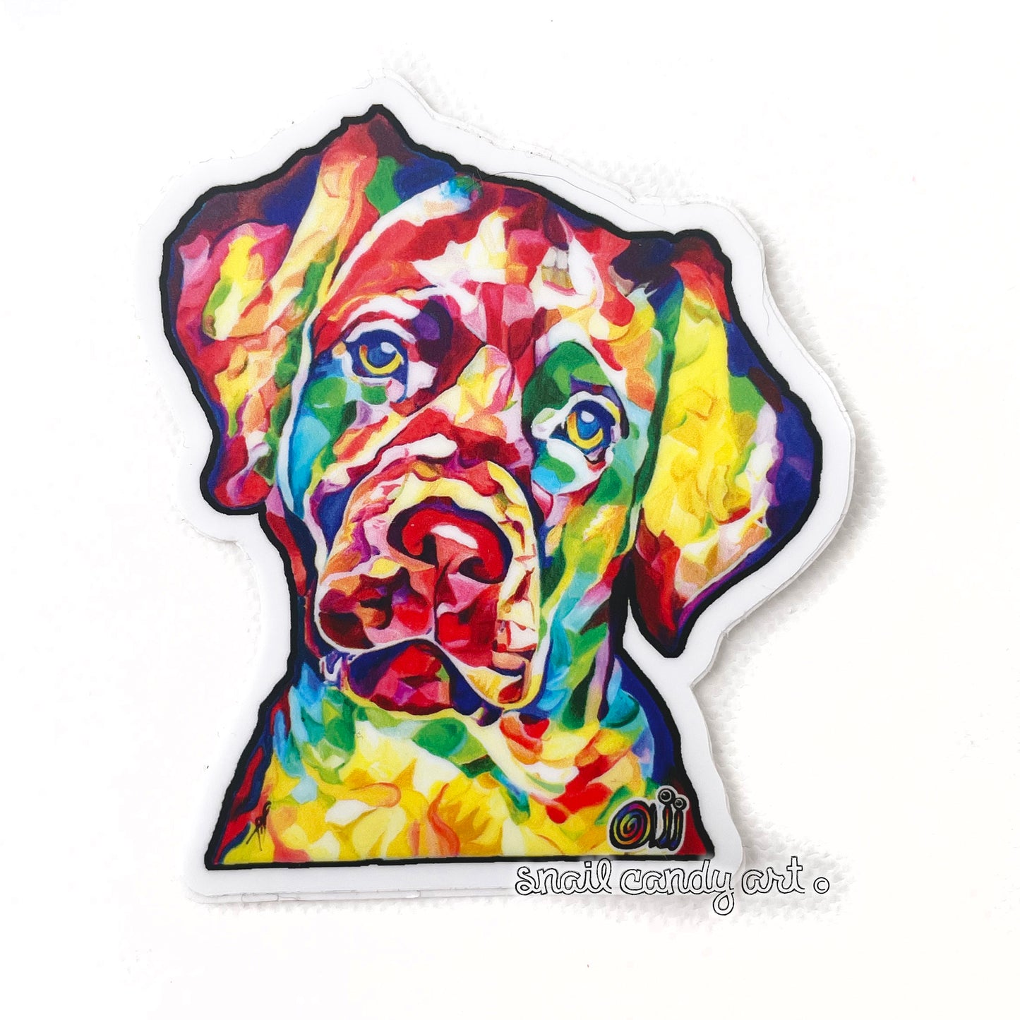 Sticker - Curious Labrador Dog