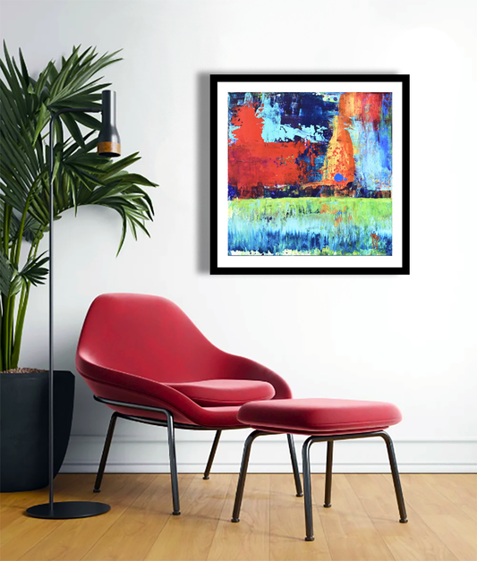 'Haystack' art print