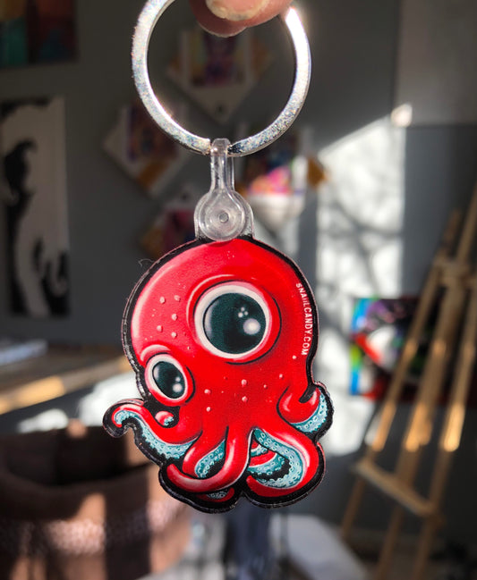 key charm - 'Olive' the Octopus by Tif Choate