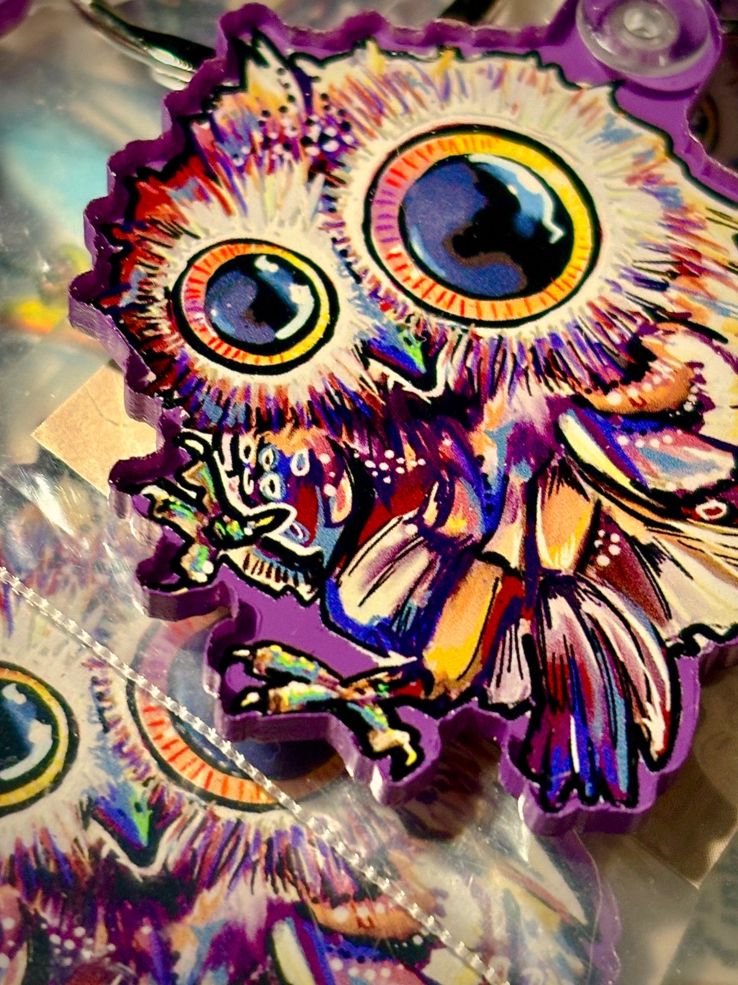 Bag Charm -  Flammulated Owl