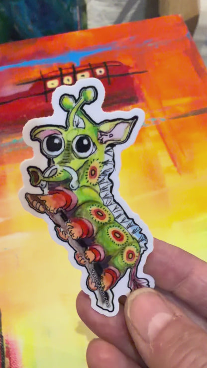 "GIRAFIPILLAR" Sticker