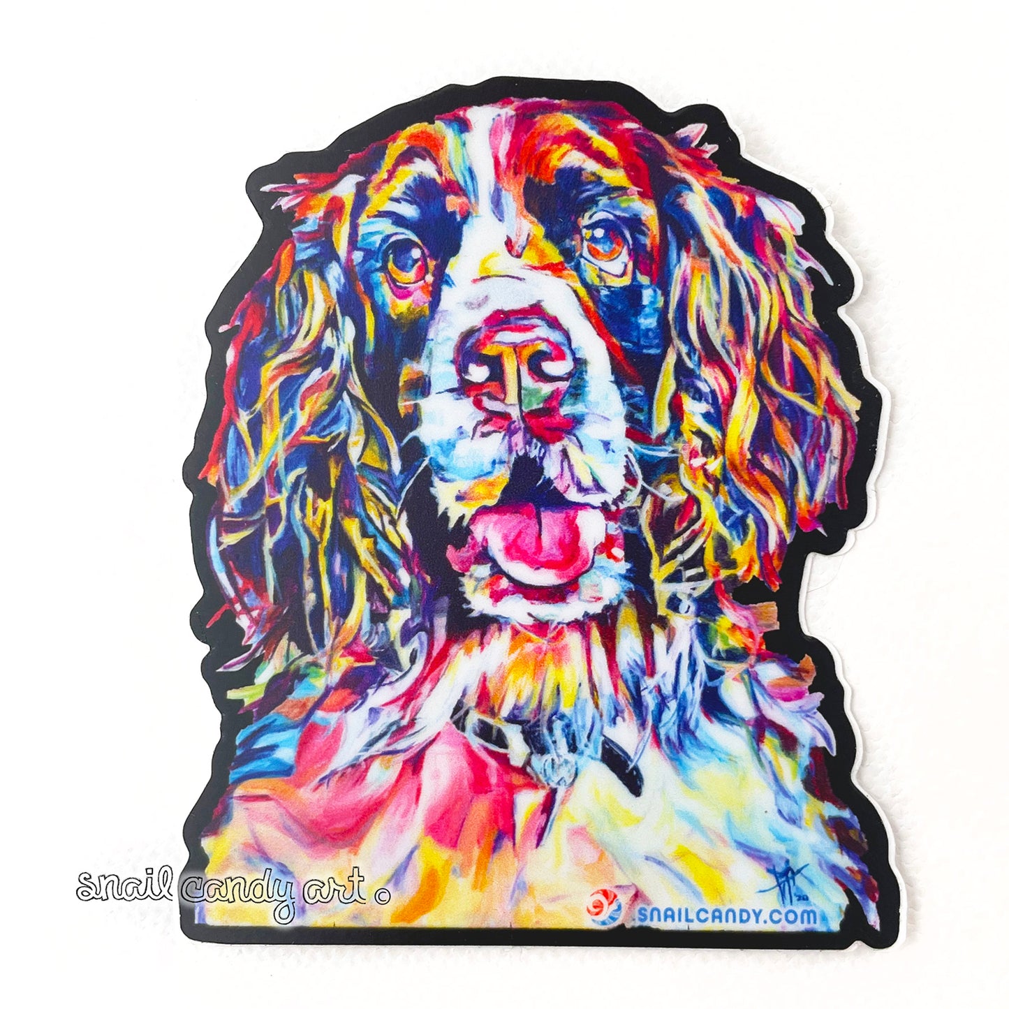 Sticker - Springer Spaniel Dog "Queenie"