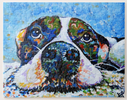 Sweet Pitbull Dog Puzzle