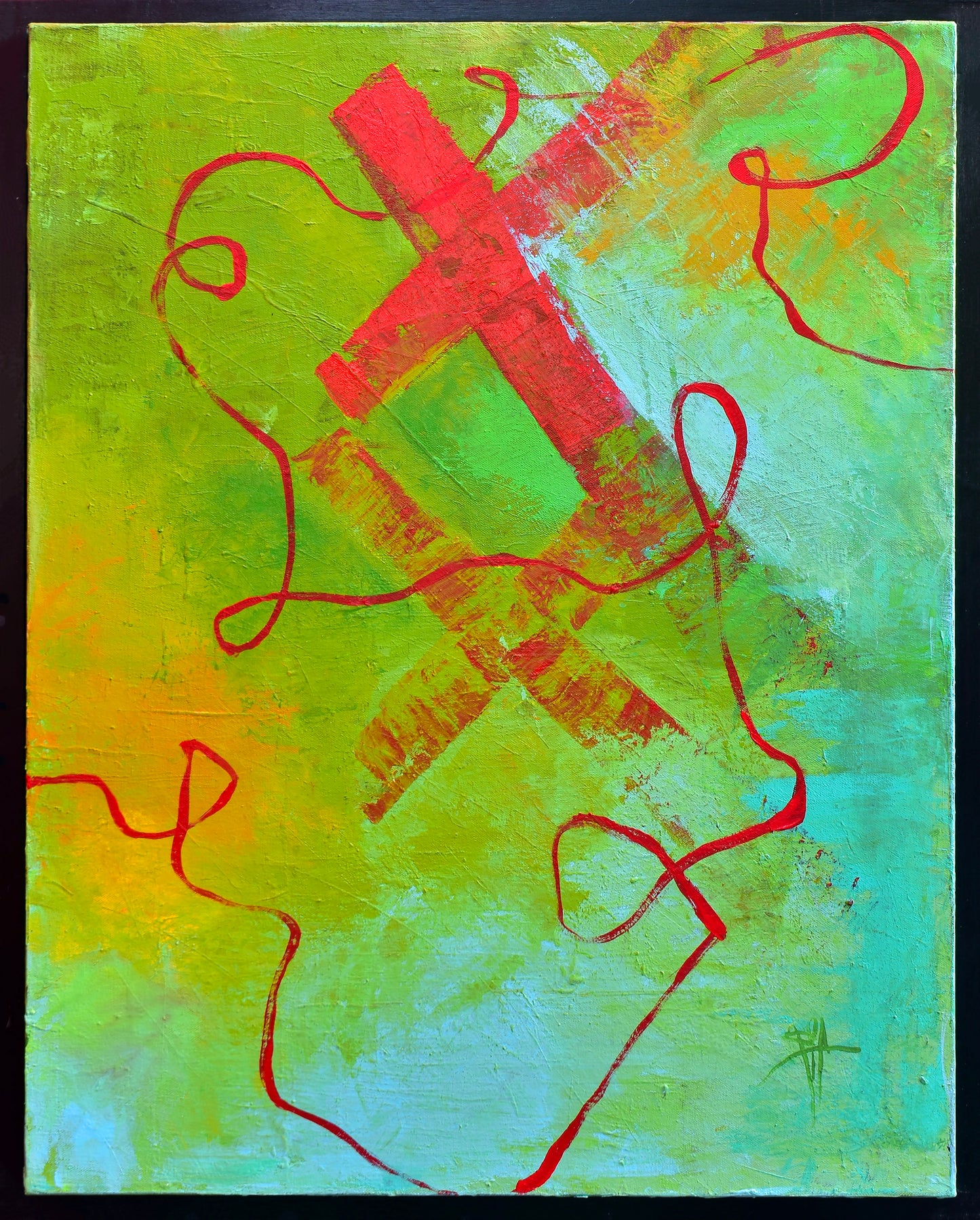 'Times and Again', abstract painting